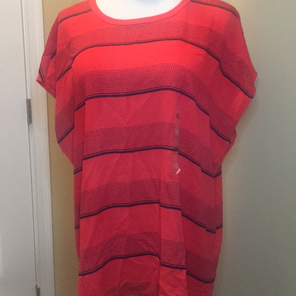 Tommy Hilfiger Peach Blue - XXL Blouse/Top